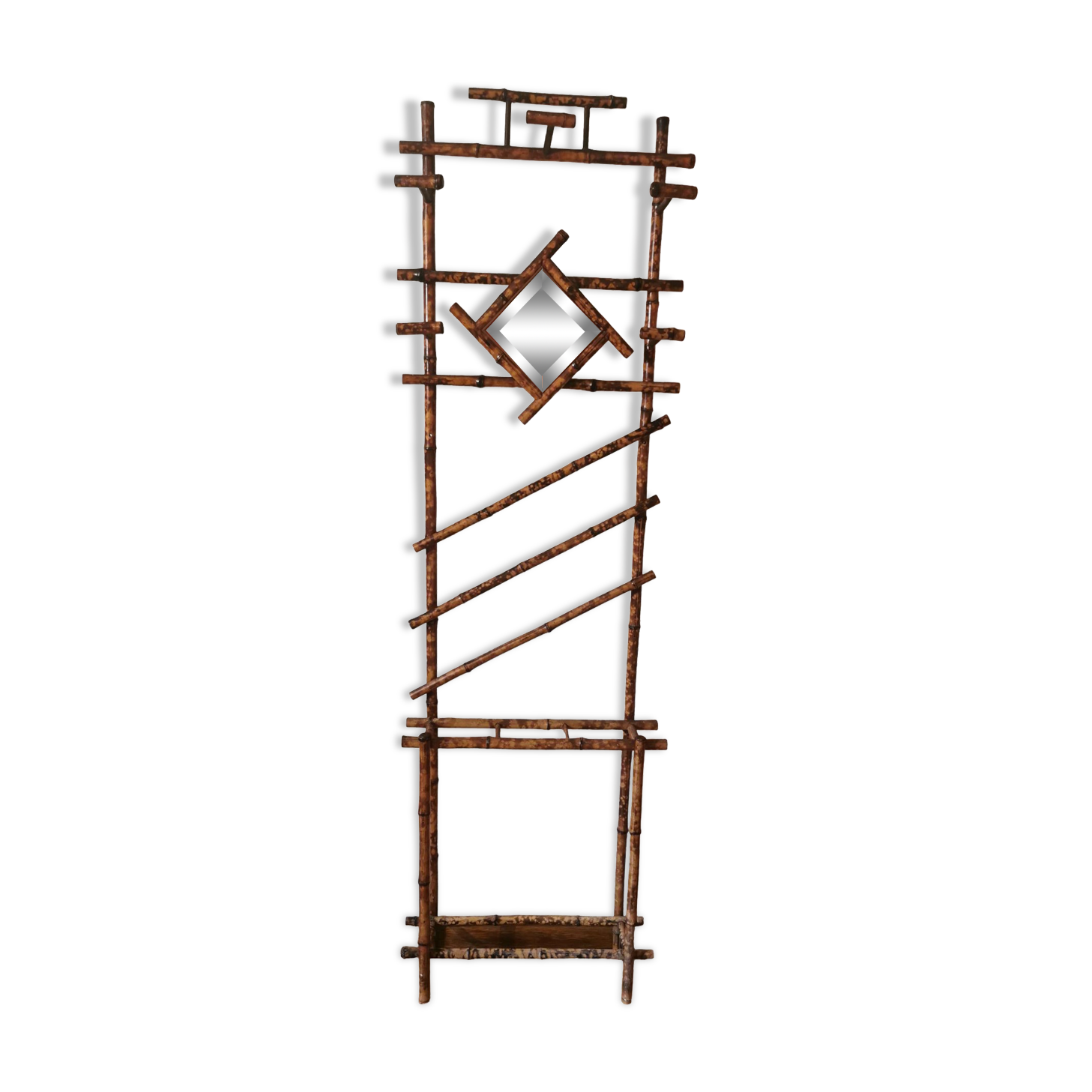 Vintage bamboo wardrobe