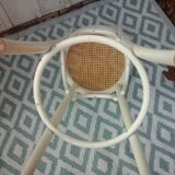 3 high bar cane chairs