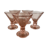 Vintage rosaline ice cream cups