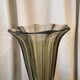 Czechoslovak smoked glass vase from the 1970s