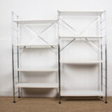 Modular shelf system wood and aluminum 1970