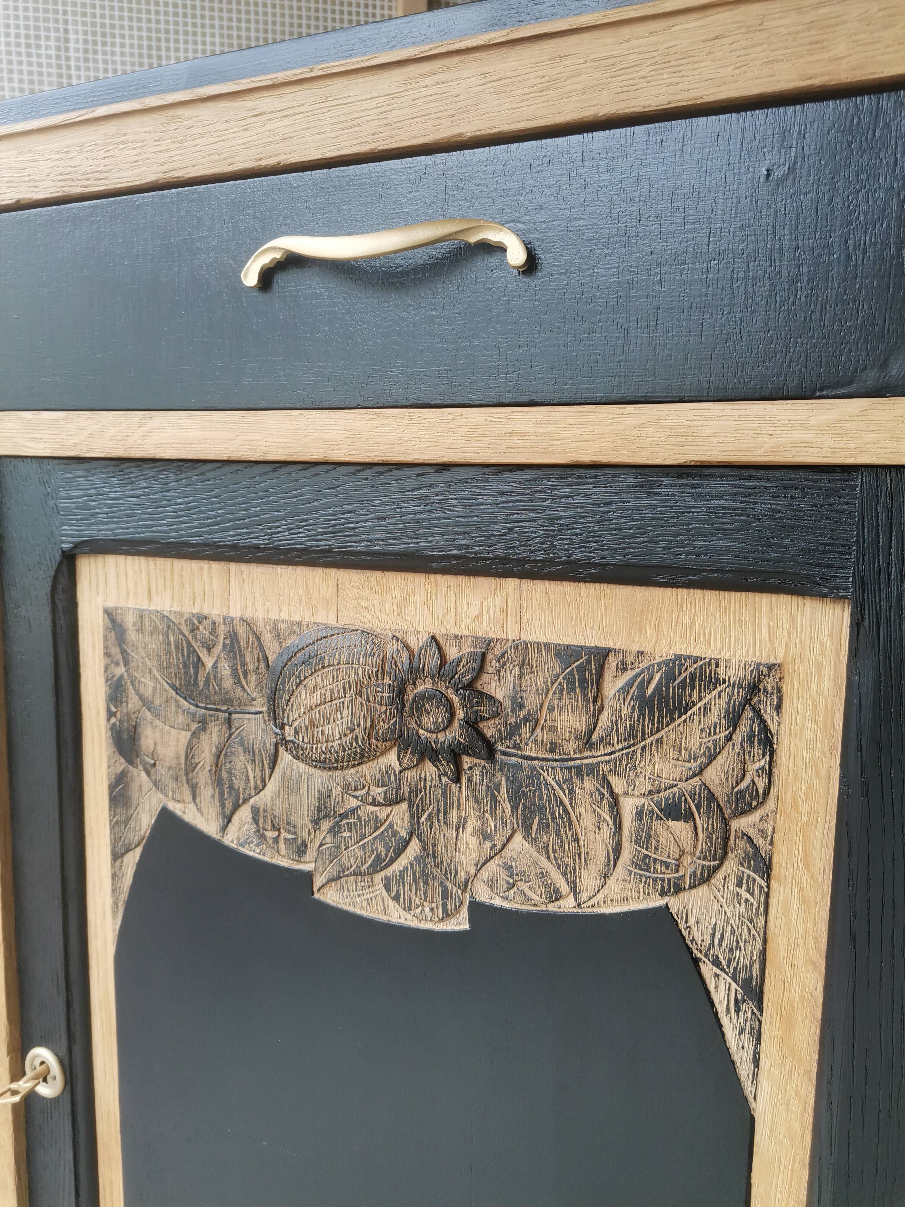 Buffet Art Déco noir