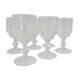 6 glasses with a liqueur