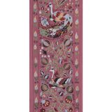 Hand knotted rug, vintage Turkish rug 53x186 cm