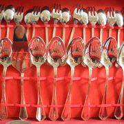 62-piece vintage stainless steel cutlery set, Eme 18/10, Italy