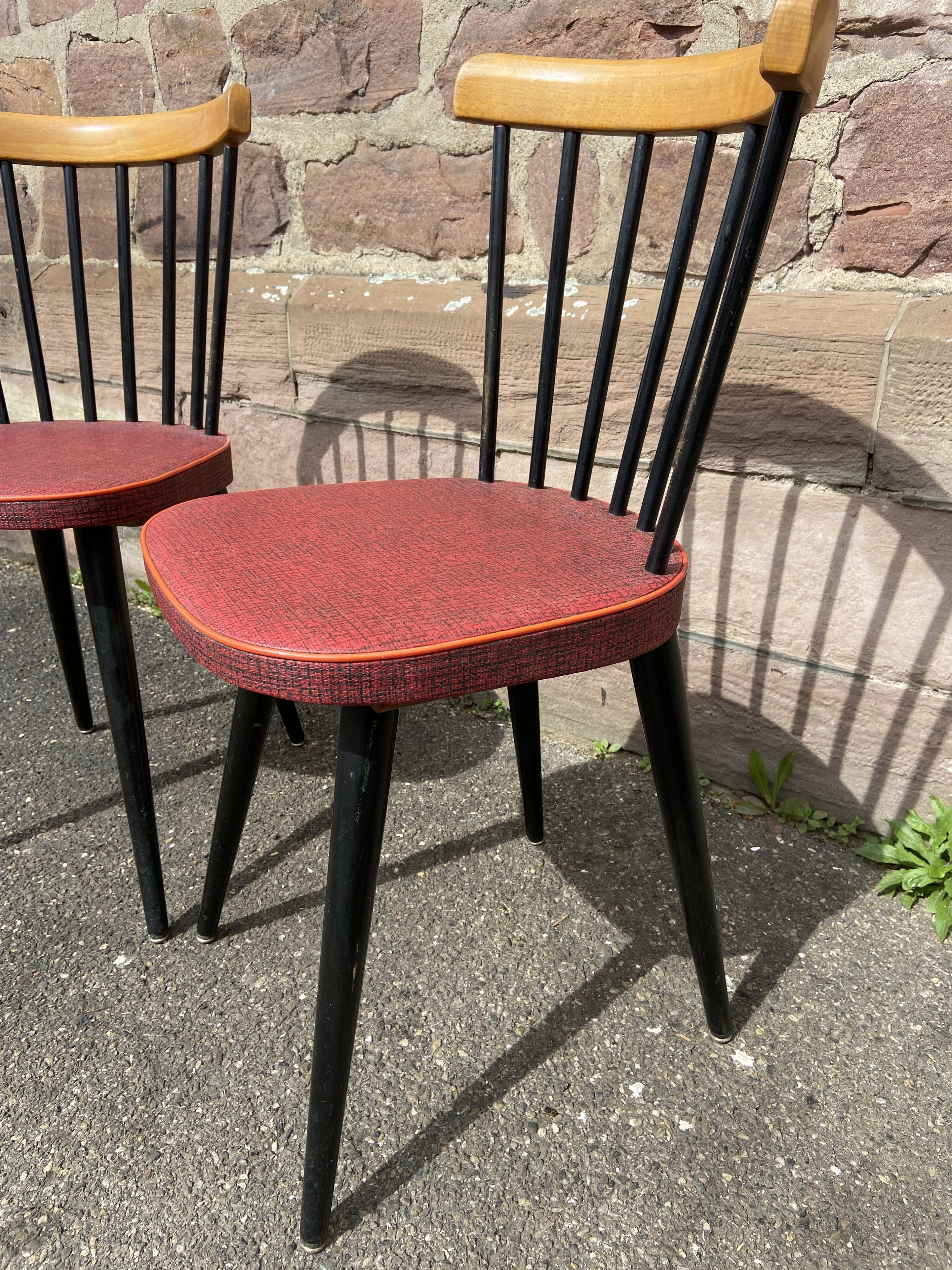 2 chairs Baumann 1950