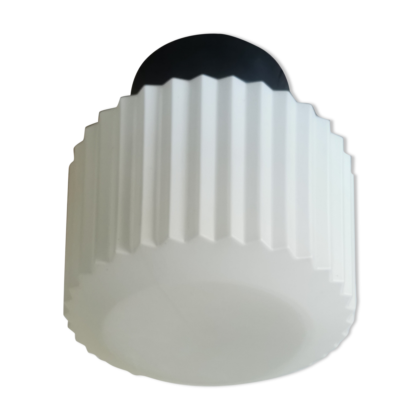 Philips vintage ceiling lamp pleated glass