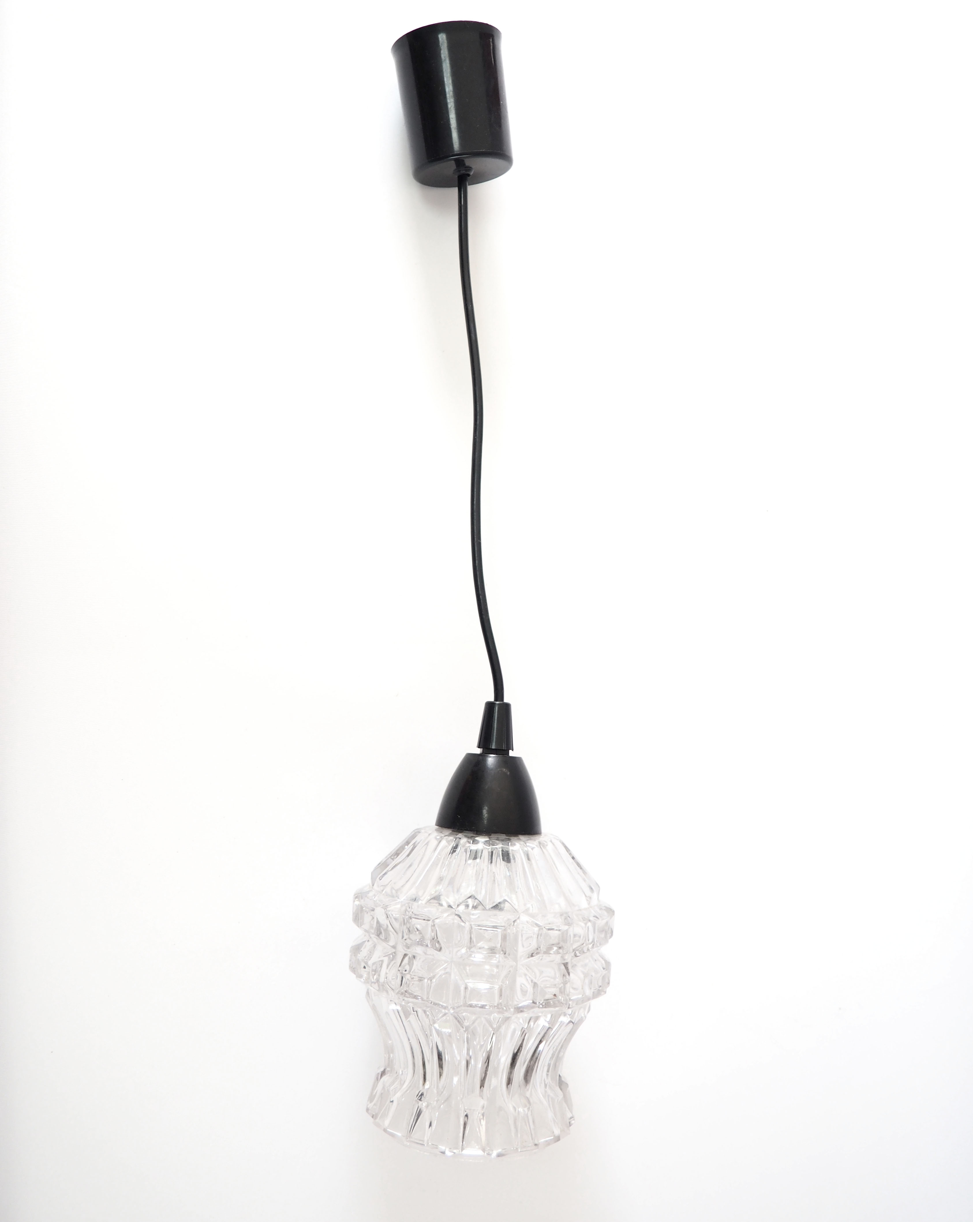 Vintage glass pendant light