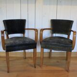 Pair of bridge chairs