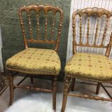 Paire de chaises anciennes style Napoléon