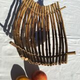 Natural bamboo basket 41cmx29cm