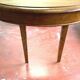 Dining room table in solid walnut central base 19th century