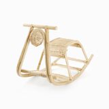 Chaise à bascule rotin pour enfant COLBY
