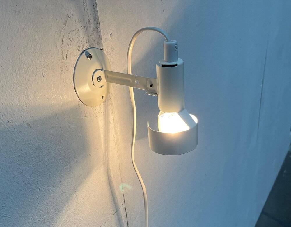 Minimalist table lamp from the postmodern space age by Ikea, 1980s.