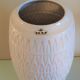 Ovoid vase in white ceramic pr Bay Keramik / vintage 60s-70s