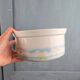 Sologne porcelain salad bowl with Camargue bird decoration, vintage, 23 cm.