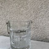 Vintage whiskey decanter and ice bucket