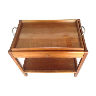 Mahogany serving with removable tray