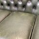 1970s leather Chesterfield three-seater sofa