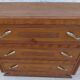 Art Deco 3-drawer chest of drawers in solid wood - Very good condition