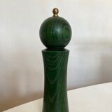 stained wood pepper mill 1970