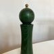 stained wood pepper mill 1970