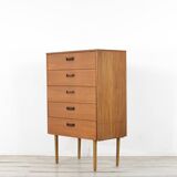 Midcentury Chest Of Drawers In Teak. Vintage Modern / Scandinavian / Retro / Danish Style