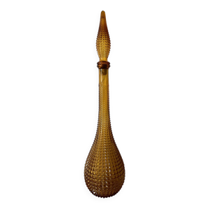 carafe empoli ambre ,