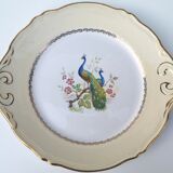 Plat à gâteau modèle "paons"
