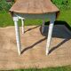 Antique round walnut table – sanded solid wood top