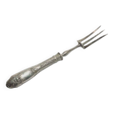 Fourchette à rôtir en argent classique, France, années 1880