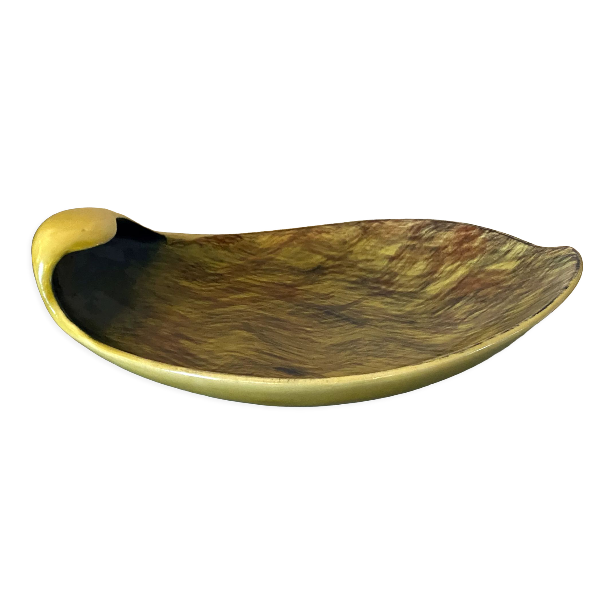 Large dish cut Saint Clement France 50' vintage