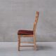 Oak danish mid-century dining chairs