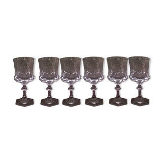 Série de six verres à eau "Villeroy et Boch"