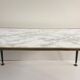 Table basse vintage effet marbre