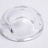 Cendrier en verre bullé