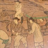 Vintage wood and metal chest