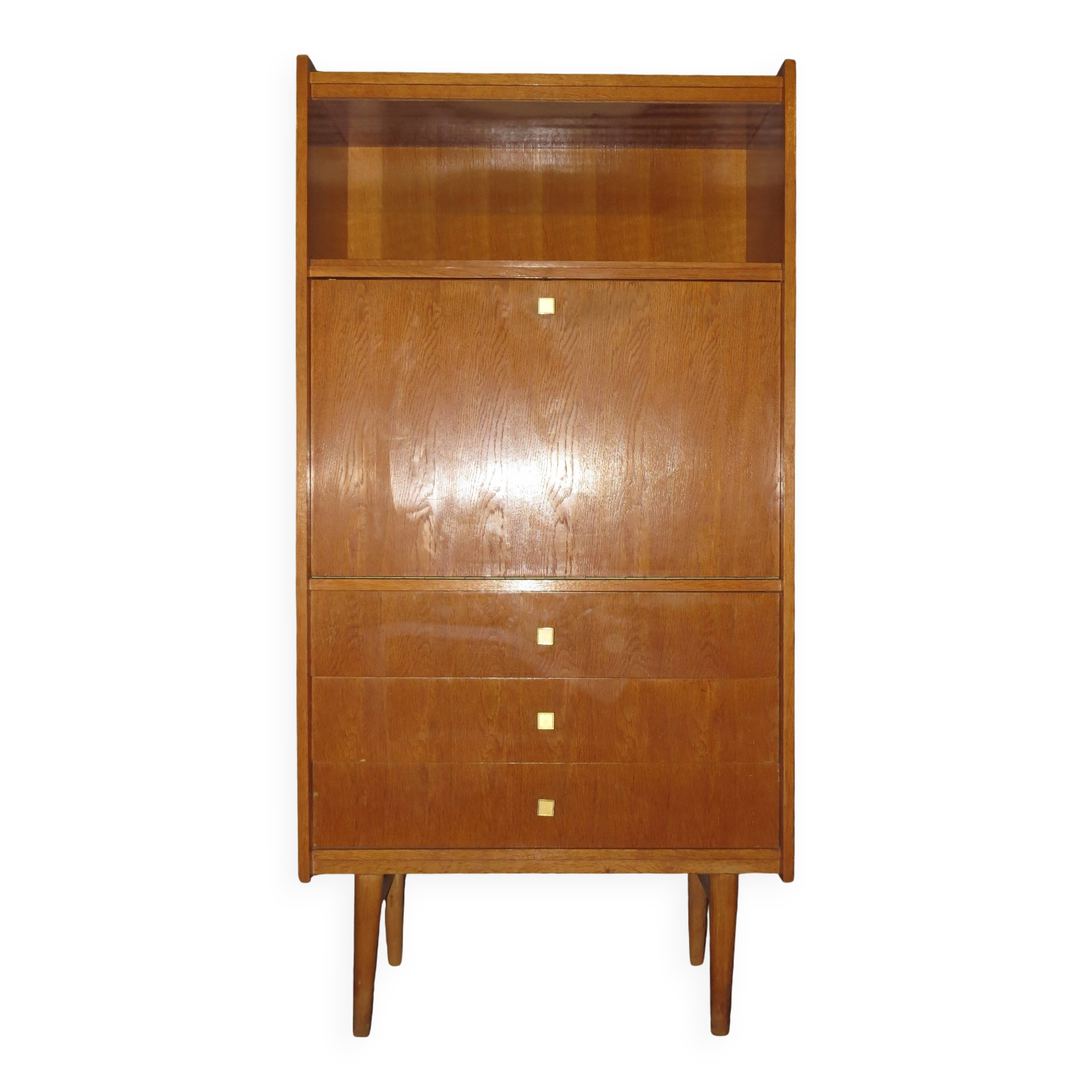 60's secretary with 3 drawers