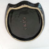 Plat centre de table forme de fer a cheval en ceramique