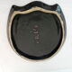 Centre-table dish shaped like horseshoe in ceramic
