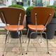 Skai chairs and vintage chrome