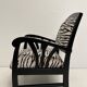 Fauteuil style Louis XV zébré