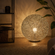 Wireframe spherical lamp