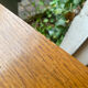 Commode en rotin vintage pied compas