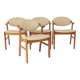 Set of 4 Danish Teak Dining Chairs by Schou Andersen Møbelfabrik, 1970s