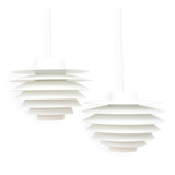 Pair of Verona lamps, design by S. Middelboe for Lyfa, Denmark 1968