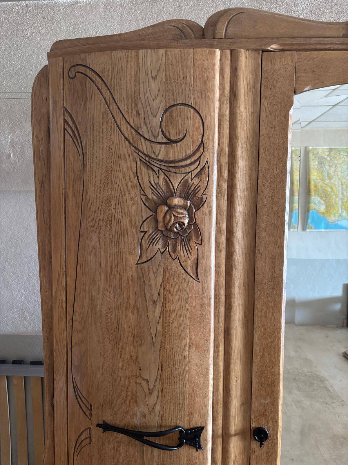 Antique flower cabinet