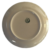 Set of 6 Dessert Plates Stamped "Orchies Moulin des Loup", Model St Hubert