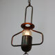 Lampe vintage en métal, années 80