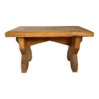 Small wooden bench stool step